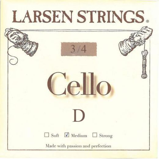 LARSEN Cello D String 1/8 - 3/4