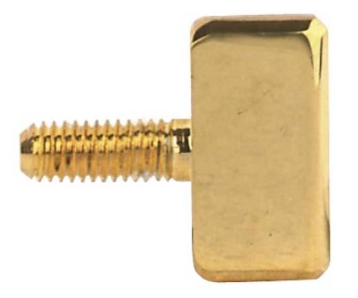 Replacement End Pin Bar Screw, gold-plated Gold