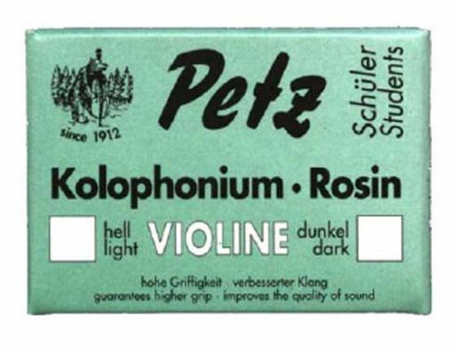 PETZ Kolophonium SCHÜLER für Violine, Viola