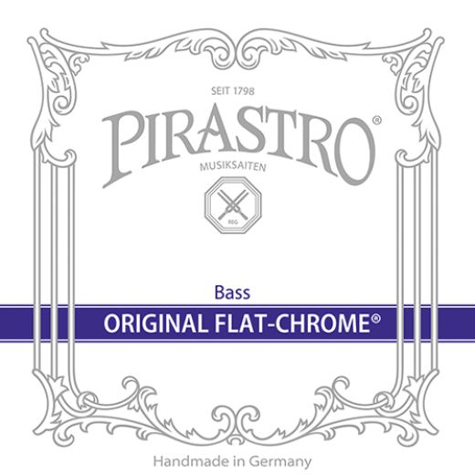 Pirastro Original Flat-Chrome E / FIS4 Solo Saite für Kontrabass