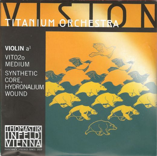 Thomastik VISION TITANIUM SOLO / ORCHESTRA D Saite für Violine / Geige