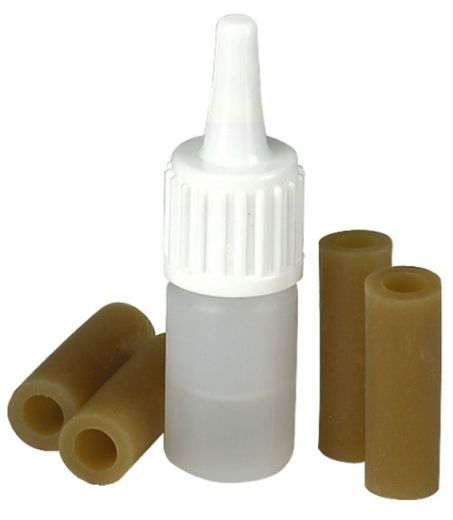 RUBBER Tips for WOLF Shoulder Rests incl. Assembly OIL