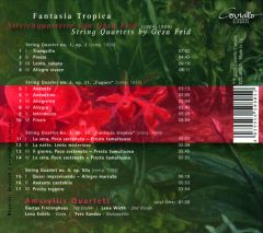 Amaryllis-Quartett CD Fantasia Tropica Géza Frid Streichquartett