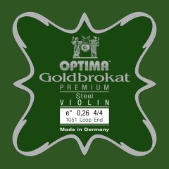 Optima / Lenzner GOLDBROKAT Premium  E Saite für Violine / Geige